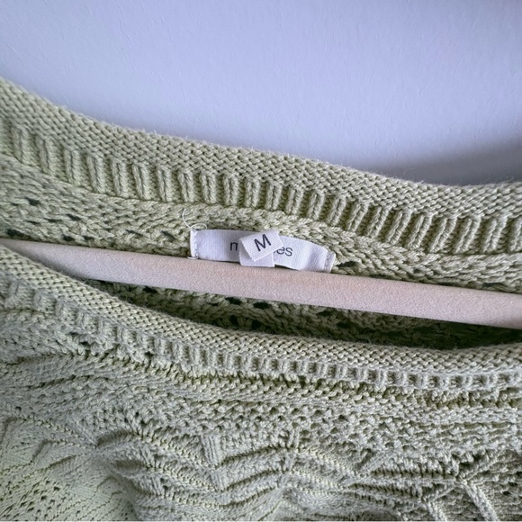 Maurices Open Knit Chevron Pullover Sweater, ladies medium - Picture 3 of 7